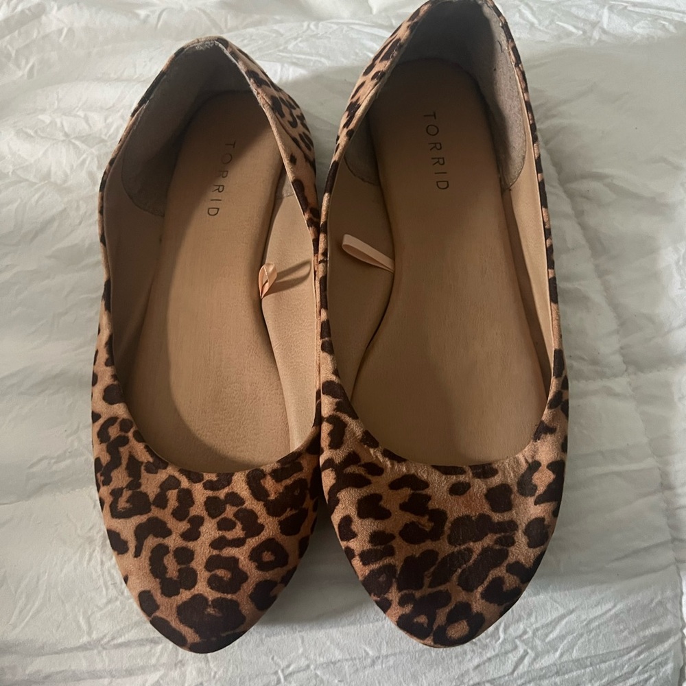 Torrid Brown Leopard Print Flats